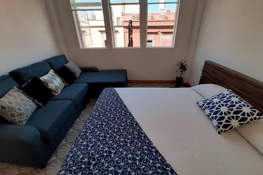Apartmán 2B Acogedor Y Amplio Depto, Centro Historico Cdmx Ciudad de México Exteriér fotografie